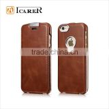 ICARER Leather Case for iPhone 6 / 6s with Metal Flip Cover Mobile Accessories                        
                                                Quality Choice