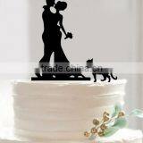 Mr&Mrs Wedding Cake Topper Bride and Groom Romantic With Heart thumbnail-3