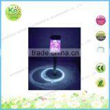 Glass Colorful Outdoors Solar Garden Path Light thumbnail-2