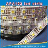 30 60 144 leds/m APA102 led strip addressable white led pixel 5050 5V