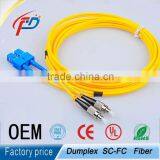 2 Cores Duplex SC/ups-FC/ups Fiber Optic Cable Patch Cords