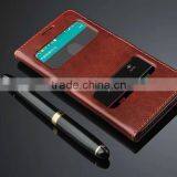 2015 New Design Double Window Open View Window Leather Case Case for Htc Desire 820s China