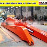 2015 New Arrival ~ MAXWAY 15 Meter Long Arm, Long Reach Boom for DOOSAN Excavator, Cheap Price, CE / ISO Certificate