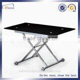 Folding Glass Dining Table General Used Dining Room Furniture thumbnail-2