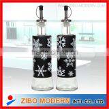Oil Vinegar Condiment Bottles/glass Canister
