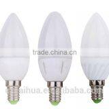CE&RoHS AC85-265V C35 1w 3w 220v E12 Led Candle Light Bulb