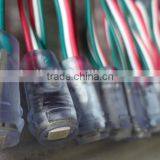 50pcs/string Dip Led Pixel Full Color Addressable LED Pixel Light With Heatsink;DC5V Input;7cm Wire Spacing;with Color Wire thumbnail-3