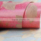 Pure Paper Wallpaper With Flowers for Wedding Wall Decorations thumbnail-2