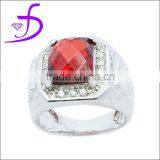 CZ Brass Ring Men Ring Fashion Brass Jewelry thumbnail-1
