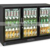 Two Glass Doors Black Bar Fridge/refrigerator(CE Approval) thumbnail-2