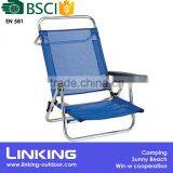 Different Color Portable Compact Folding Aluminium Beach Chair