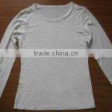 Long Sleeve Shirt Crew Neck Timeless Piece Blend Black and White T-SM83 thumbnail-3