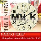 Antique MDF Wall Clock / Retro Vintage Style MDF Clock Wall thumbnail-4