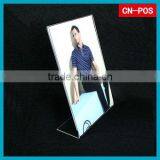 Clear Acrylic Leaflet Display Holder for Standing