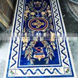 Inlay Table Tops Marble Dining Table Top, Marble blue lapis table top