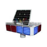 Blue Red LED Module Traffic Signal Light Solar Yellow Flashing Light Warning