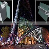 Competitive Price , High Quality Aluminium Profiles for Glass Wall or Curtain Wall thumbnail-3