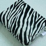 Double Sided Zebra Striped Pattern Adult Blanket Flannel and Sherpa Fleece Blanket thumbnail-2