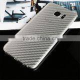 Durable 3D Anti-fingerprint Clear Carbon Fiber Back Film Screen Protector Protective Guard For Samsung Galaxy S7 Edge Vynil thumbnail-2