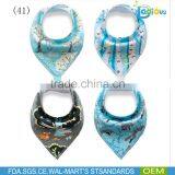 2017 Back Fleece 100% Organic Cotton Baby Bandana Drool Bibs thumbnail-3