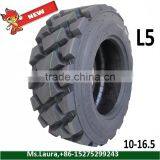 10x16.5 Bobcat Skid Steer Tire L5(SKS-5) Direct From Factory thumbnail-1