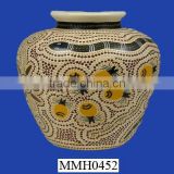 Big Size Handpainted Ceramic Cremation Urn