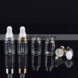 MUB Wholesale 5ml Essential Oil Glass Bottle With Glass Dropper &Silver Gold Cap thumbnail-2