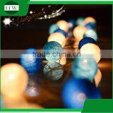 Promotional Fairy Party Wedding Christmas Celebration Gift Decorative Battery Powered Outfit LED Cotton Ball String Lights thumbnail-3