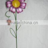 2015 Newest Metal Flower Garden Decoration Stake Garden Decoration Flower Metal Decorative Flower Stakes Garden Stakes thumbnail-4