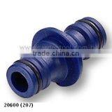 Hose Coupling 2 Way Garden Plastic Connector thumbnail-1