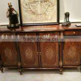 Royal Design Dinning Room Furniture Hand Carved Wooden Sideboard Cupboard thumbnail-4
