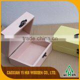 Custom Branded Logo Unfinished Small Wooden Boxes Wholesale With Sliding Lid thumbnail-5