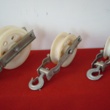Single Sheave Pulley Block 408x80mm Suitable for ACSR thumbnail-5