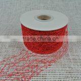 Hot Sale 100%polyester Types of Stone Mesh Fabric for Ribbon thumbnail-4