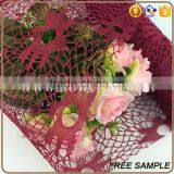 Hot Poly Flower Packing Deco Poly Mesh Roll For Christmas Gift Wrap Sun Flower Gilt Net thumbnail-3