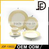 Drinkware Ceramic Porcelain Dinnerware Set, Italian Ceramic Dinnerware Set, Cheap Porcelain Plate thumbnail-1