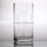 Hand Carved Crystal Glass Vase thumbnail-3