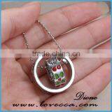 Merry Christmas Jewelry Gift Snowflake Christmas Double Ring Necklace ,Christmas Tree Neckalce thumbnail-5