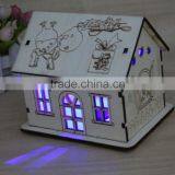 DIY Luminous Creative Wooden Money Saving Box Birthday Present thumbnail-2