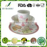 Good Quality Degradable Eco-friendly Dinnerware Made of Bamboo