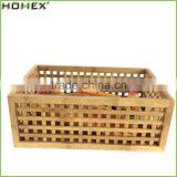 Handmade Bamboo Bin Fruit Storage Crate Homex BSCI/Factory thumbnail-5