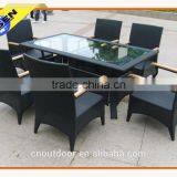 2015 Zhe Jiang WY Leisure Rattan Wicker Cheap Dining Set thumbnail-2