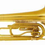 3 Piston Valve Gold Brass Marching Tuba Musical Instrument