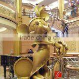 Bronze Mickey Mouse Statue Female Sculpture for Hotel Decoration thumbnail-1