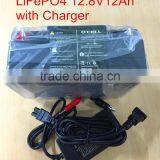 4S8P 18650 Composed li Ion LiFePO4 12V 12Ah Lightweight Battery Pack UL Certificated thumbnail-1