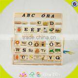 Wholesale Cheap Baby Wooden English Alphabet Chart Interesting Kids Wooden English Alphabet Chart W12C005 thumbnail-3