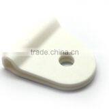 White Plastic Chafe in 1", Chafe Tab for Bags or Travelware, Nylon Flat Chafe Tab for Bag Accessories thumbnail-3