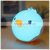 LED Touch Dimming Chargeable Little Duck Night Lamp Light Desk Light Home Decorations Children Gifts thumbnail-1