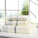 3Pcs 100% Cotton Plain Bath Towel Set for Adults High Quality Soft Luury Beach Towel Large Women Man Face Towels Wholesale thumbnail-1