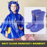 Poncho Raincoat Kids Rainboots Rain Coat thumbnail-1